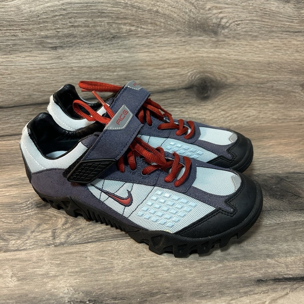 RARE VINTAGE 90s Nike ACG MTB Kato Road Cycling Shoes Sneaker Womens Size 6.5